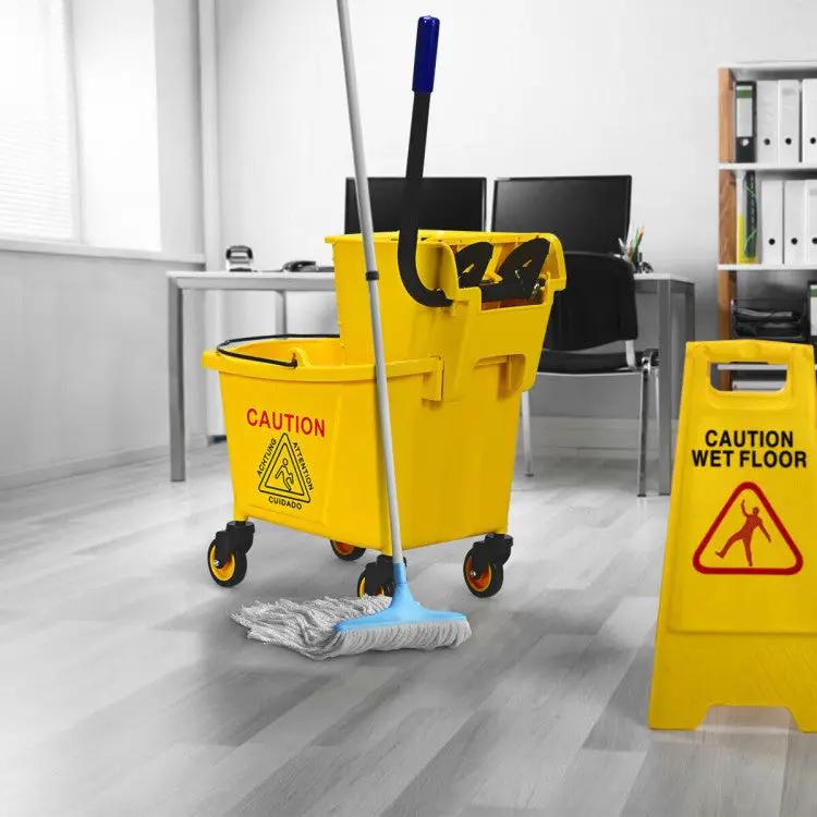 Press Wringer Commercial Mop Bucket by DirectDeals