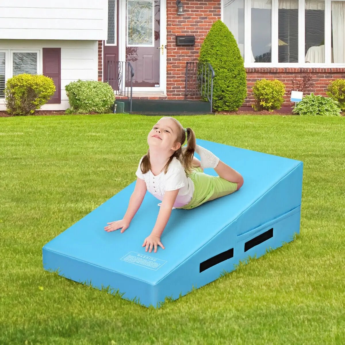 Incline Gymnastics Mat Wedge Ramp Gym Tumbling Exercise Mat by DirectDeals