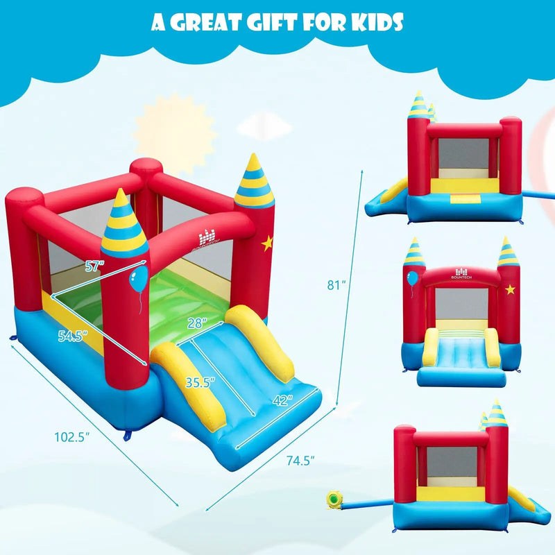 Inflatable Kids Bounce Castle with 480W Blower by DirectDeals