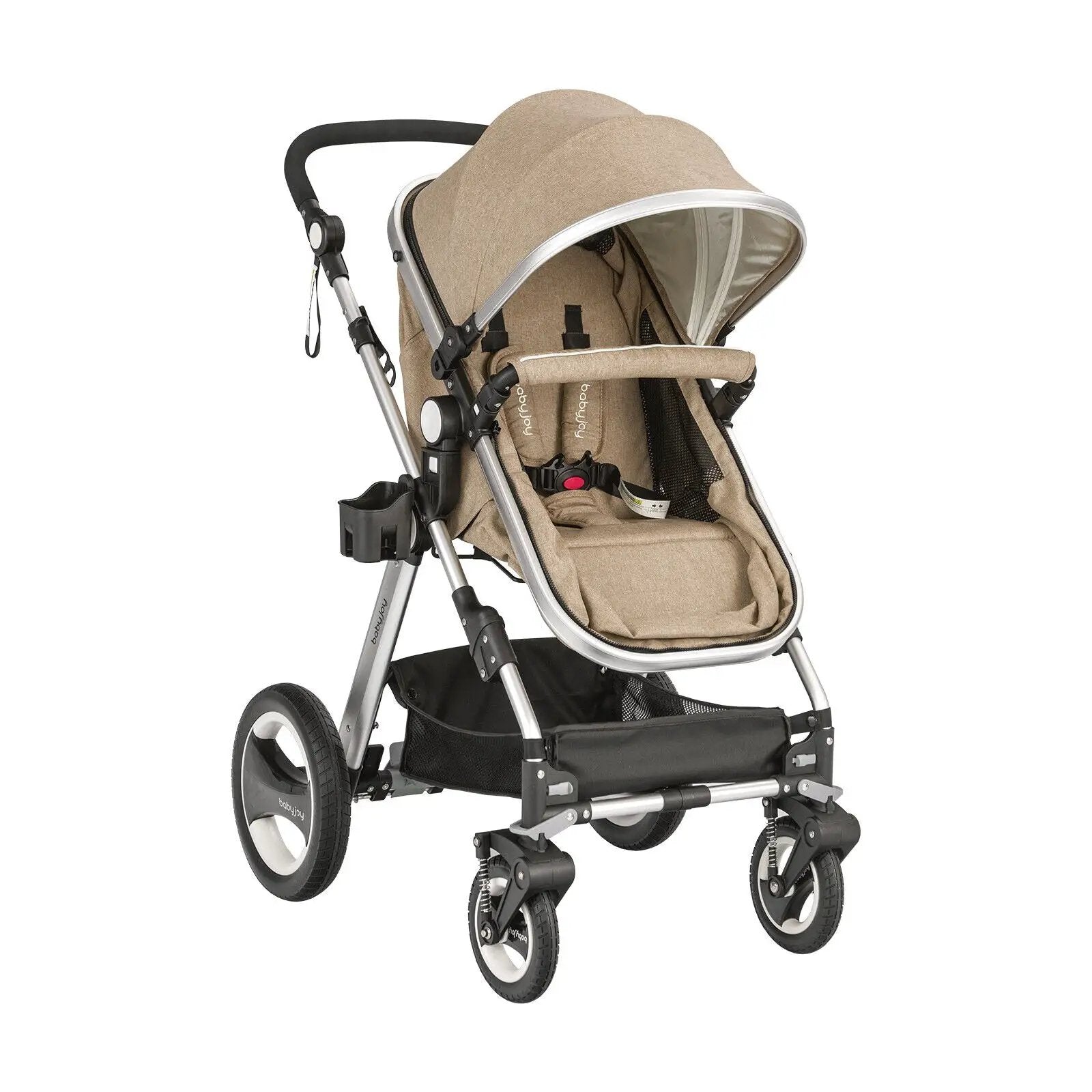 Folding Aluminum Baby Stroller Baby Jogger with Diaper Bag by DirectDeals