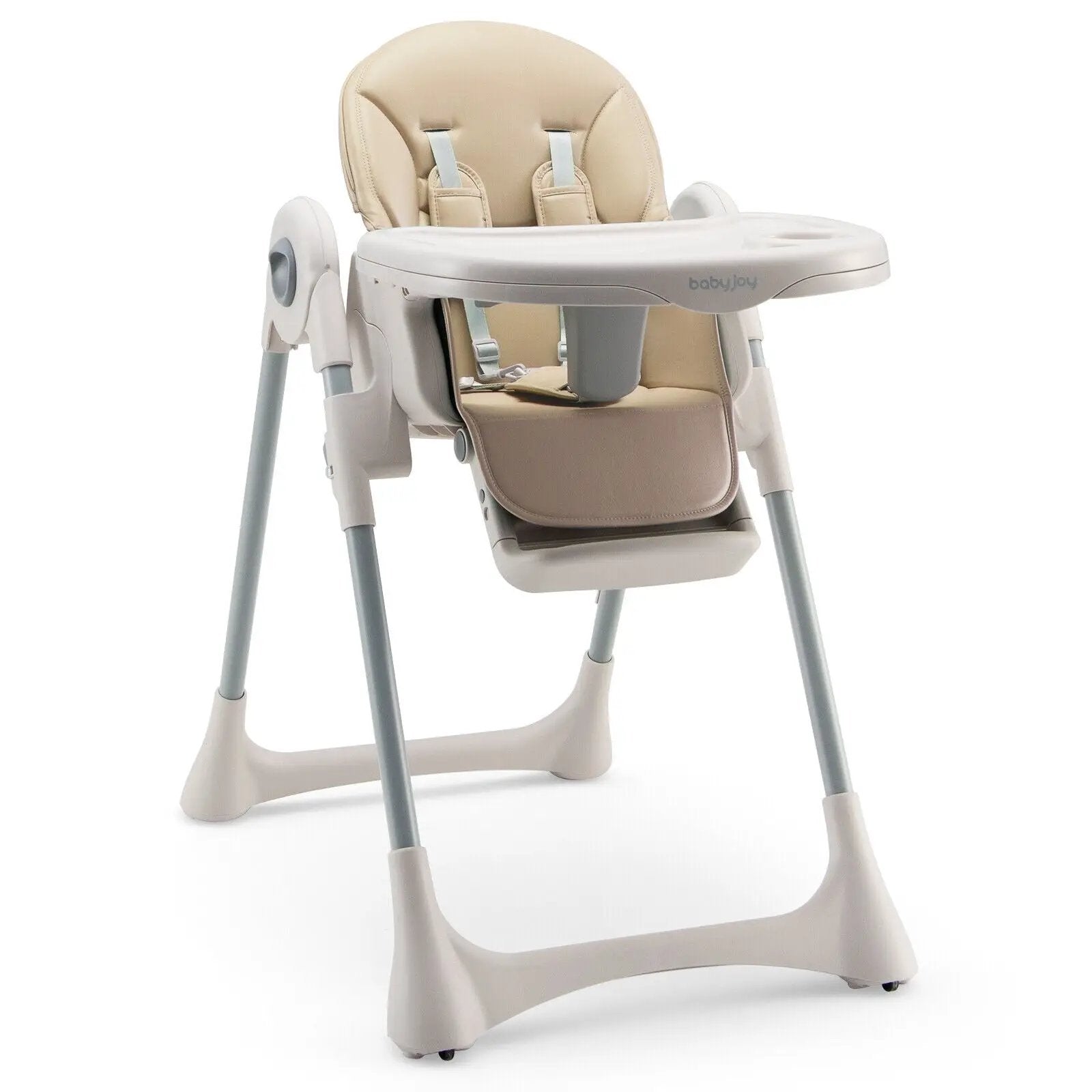 Baby Folding High Chair Dining Chair with Adjustable Height and Footrest by DirectDeals