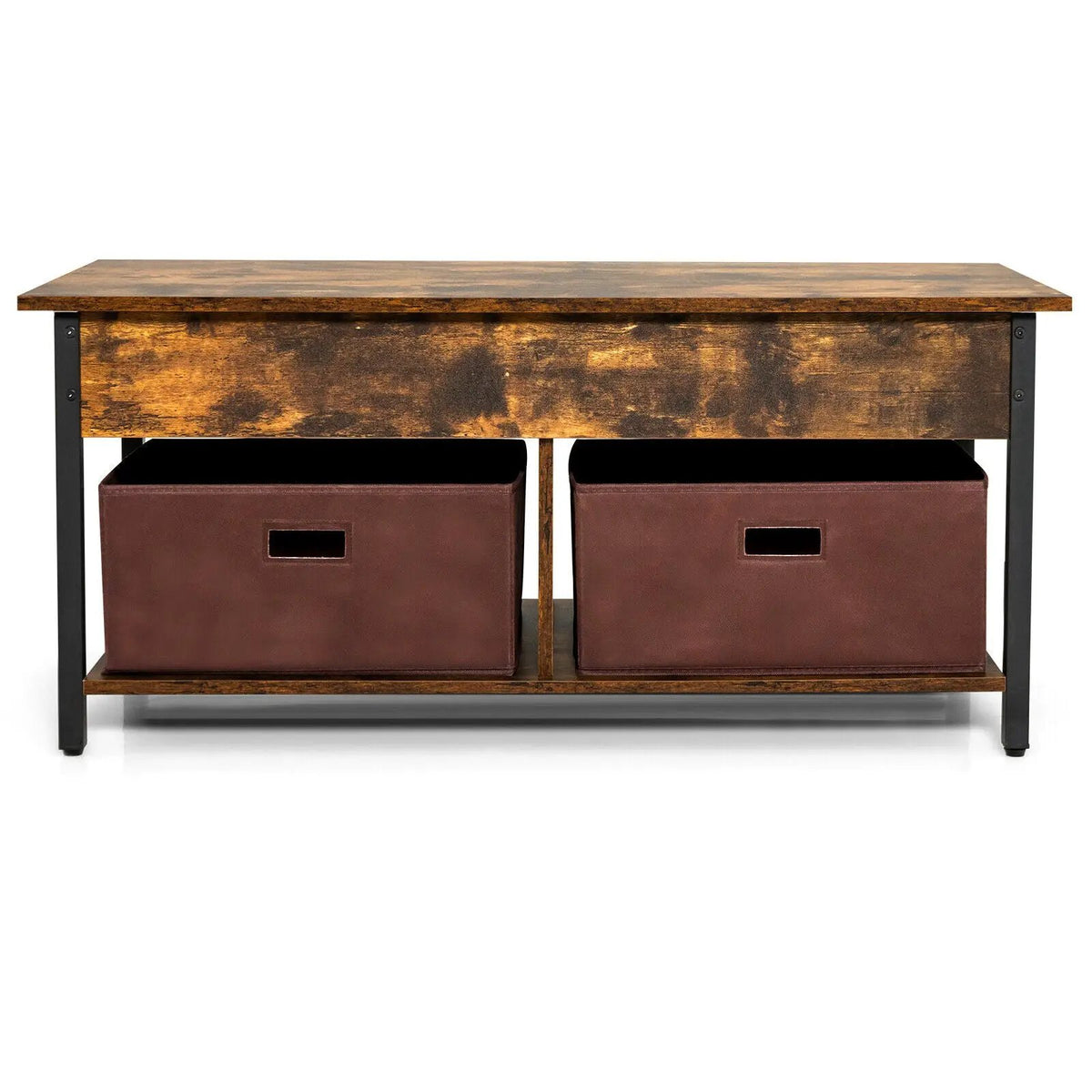 Lift Top Coffee Table Central Table with Drawers and Hidden Compartment for Living Room, photo 20 of 24
