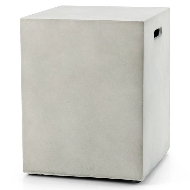 Propane Tank Cover Hideaway Table for Standard 20 Pounds Propane Tank-Gray by DirectDeals