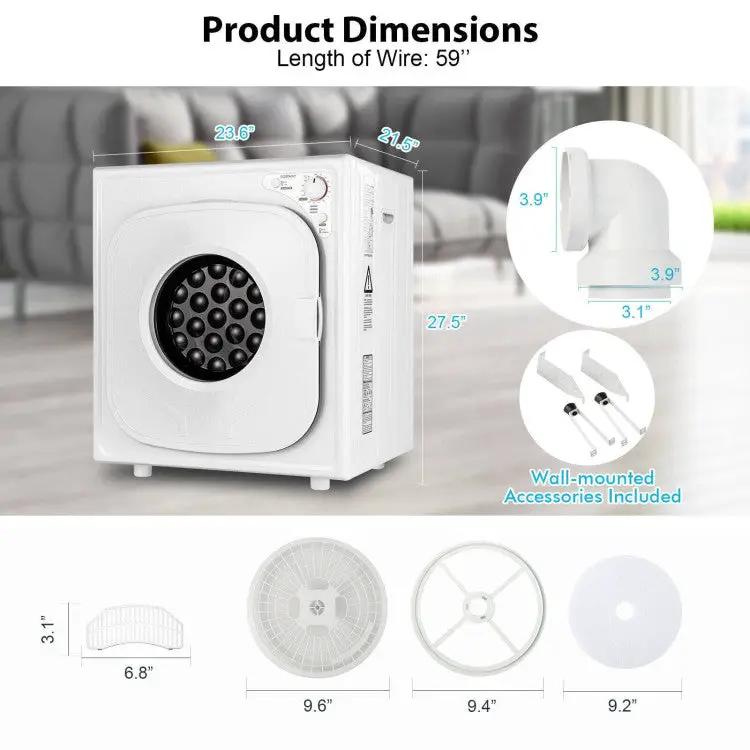 1500W Touch-Control Compact Dryer by DirectDeals