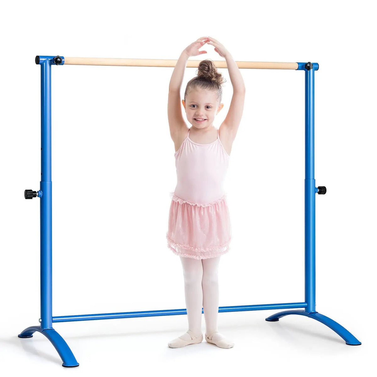 51 Inch Ballet Barre Bar with 4-Position Adjustable Height, photo 23 of 24
