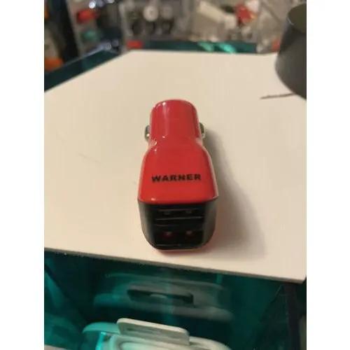 Dual USB Port Car Lighter Charger Socket Power Charging Adapter Warner by Selzalot