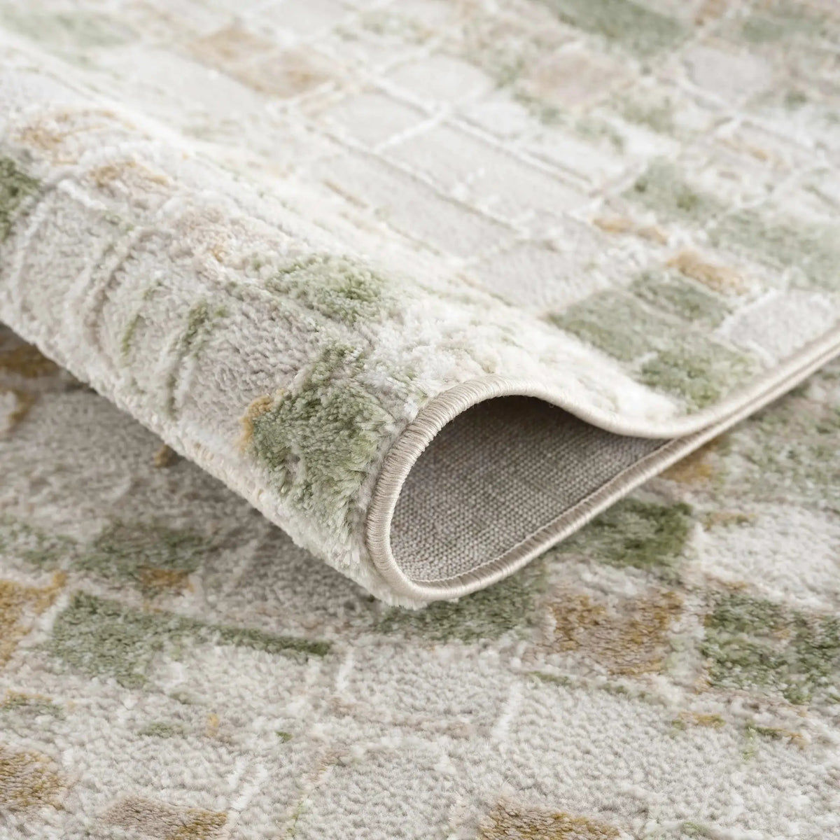 Liveri Green Mosaic Rug, photo 6 of 14