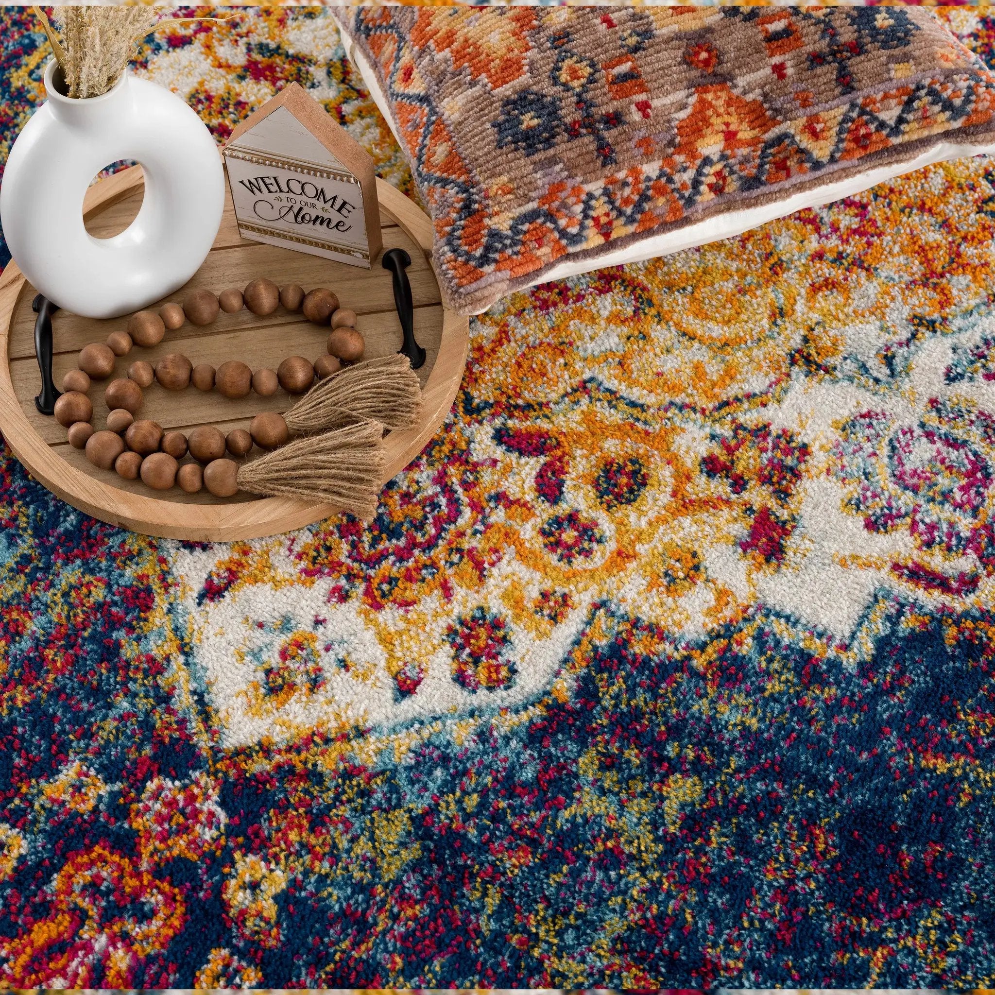 Istanbul Navy Area Rug - Clearance by Boutique Rugs
