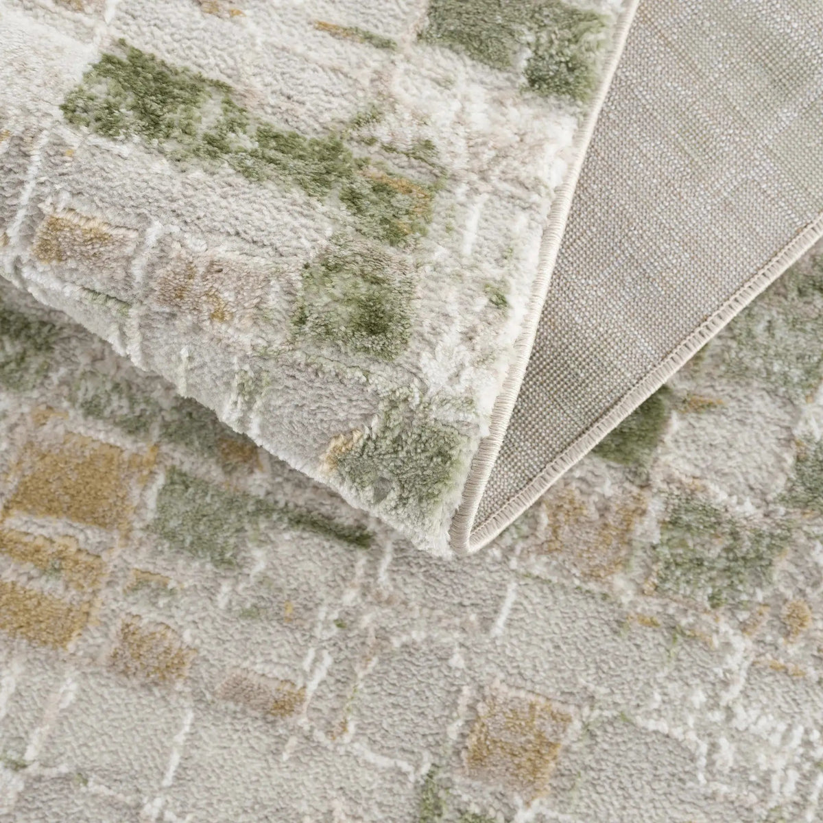 Liveri Green Mosaic Rug, photo 7 of 14