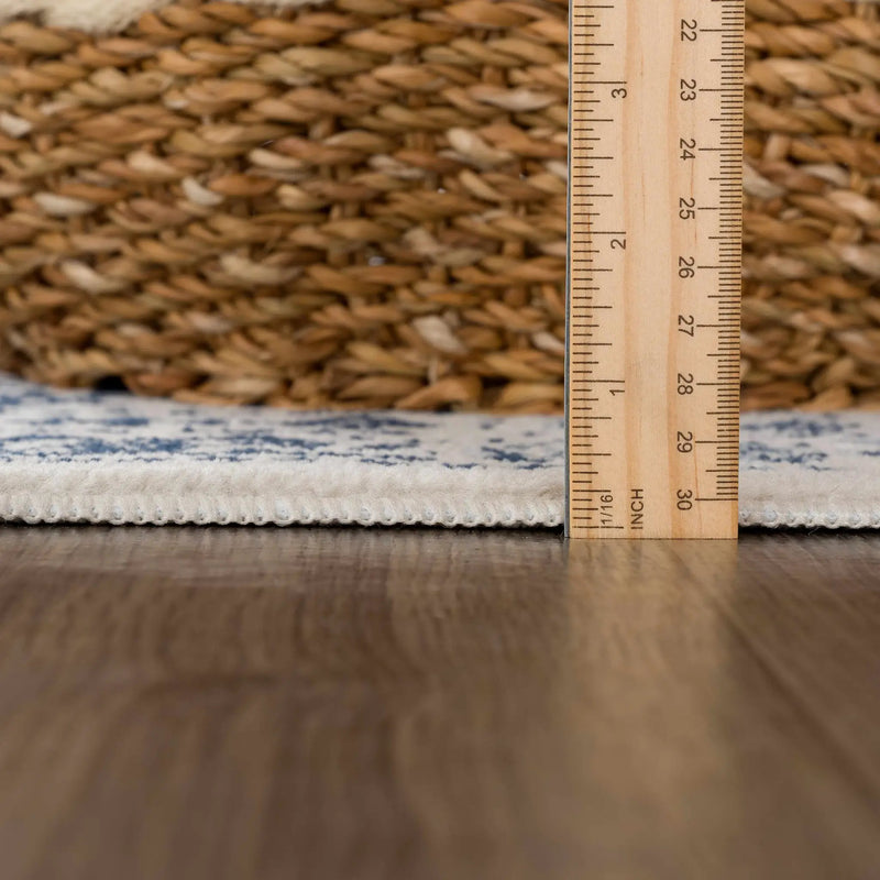 Michie Blue Area Rug by Hauteloom