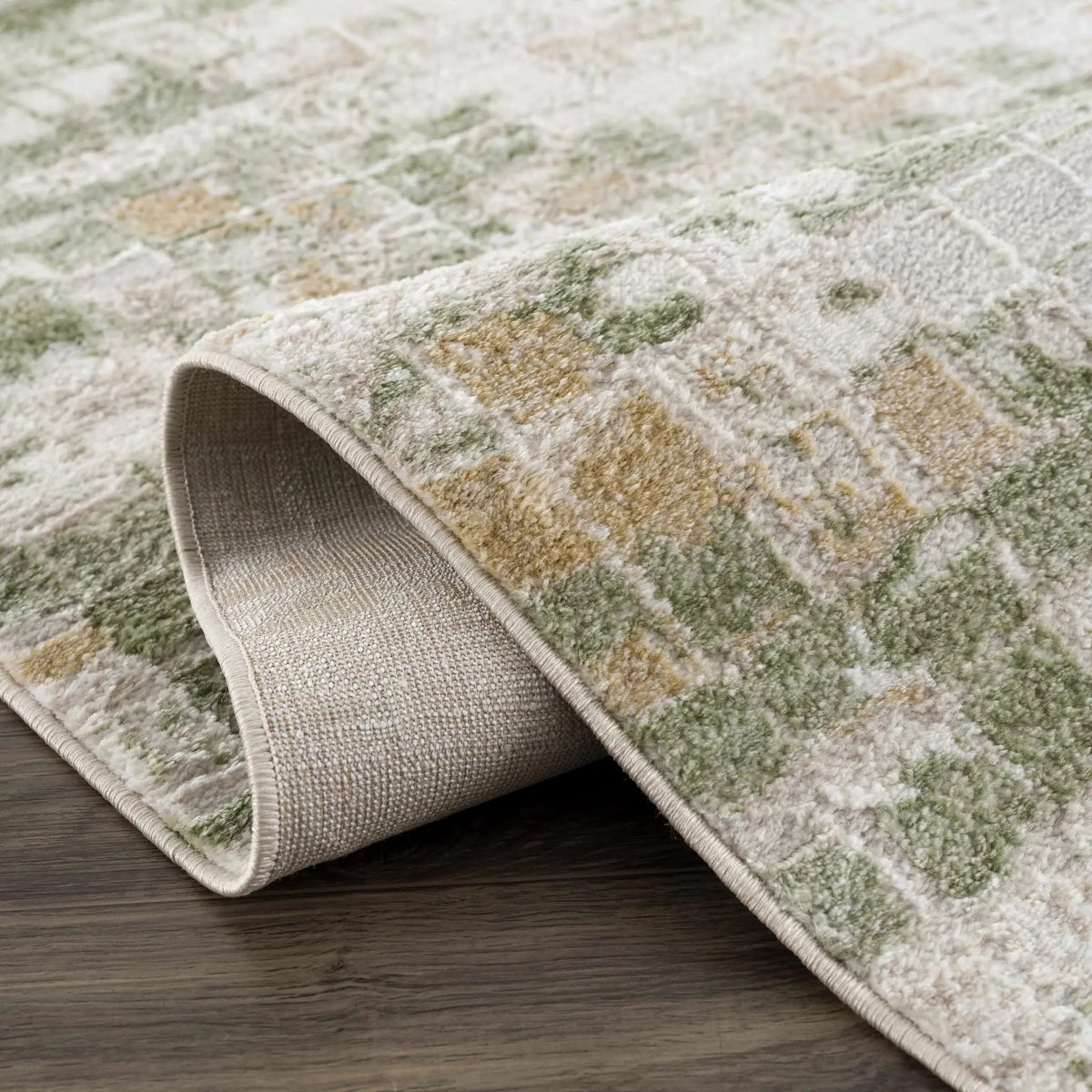 Liveri Green Mosaic Rug, photo 8 of 14