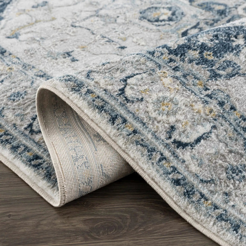 Liverpool Blue Area Rug - Clearance by Boutique Rugs