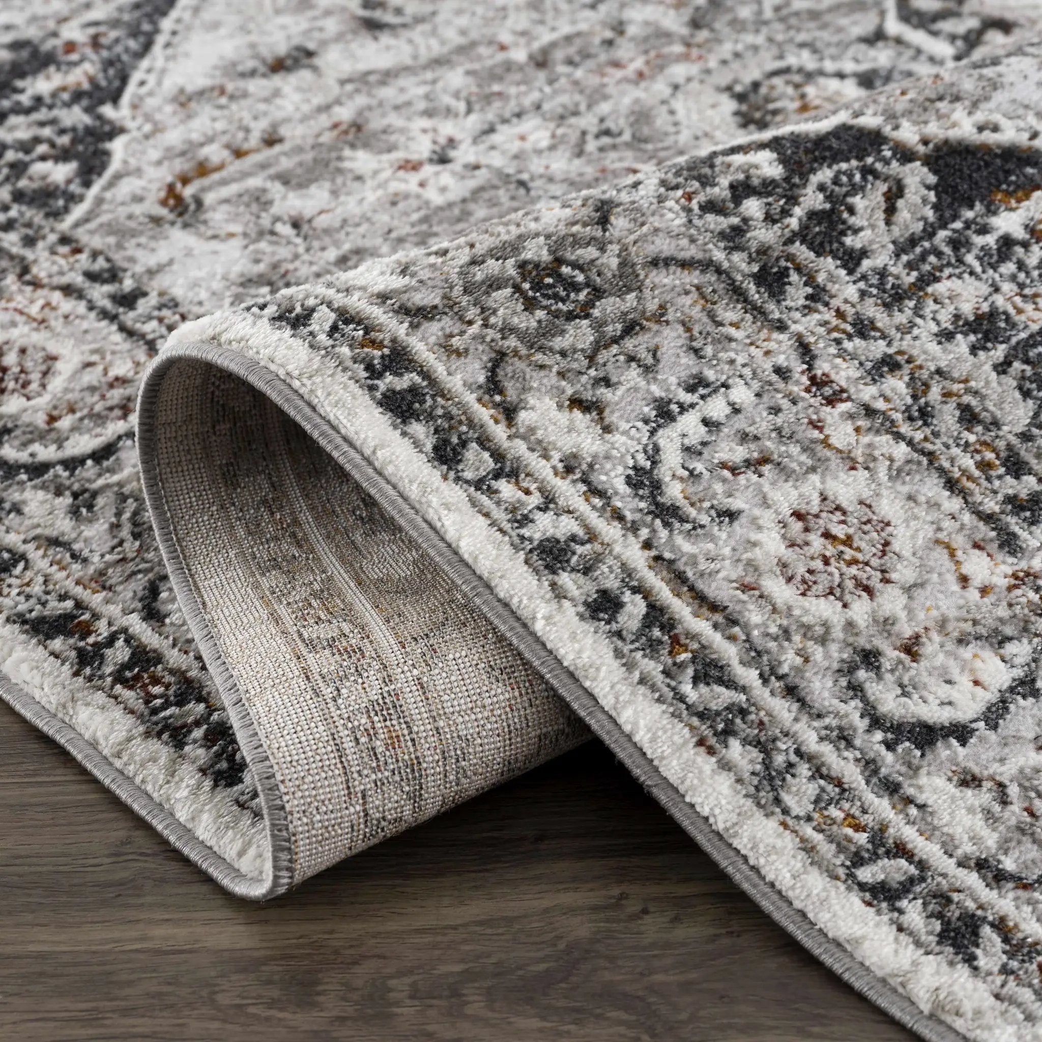 Liverpool Dark Gray Area Rug - Clearance by Boutique Rugs