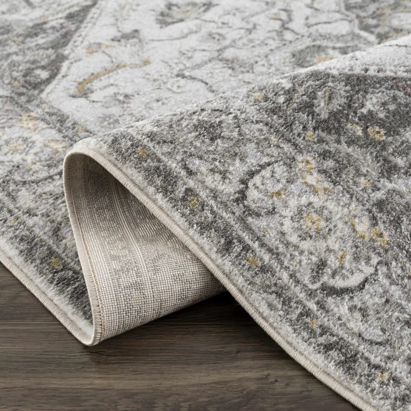 Liverpool Light Gray Area Rug - Clearance by Boutique Rugs