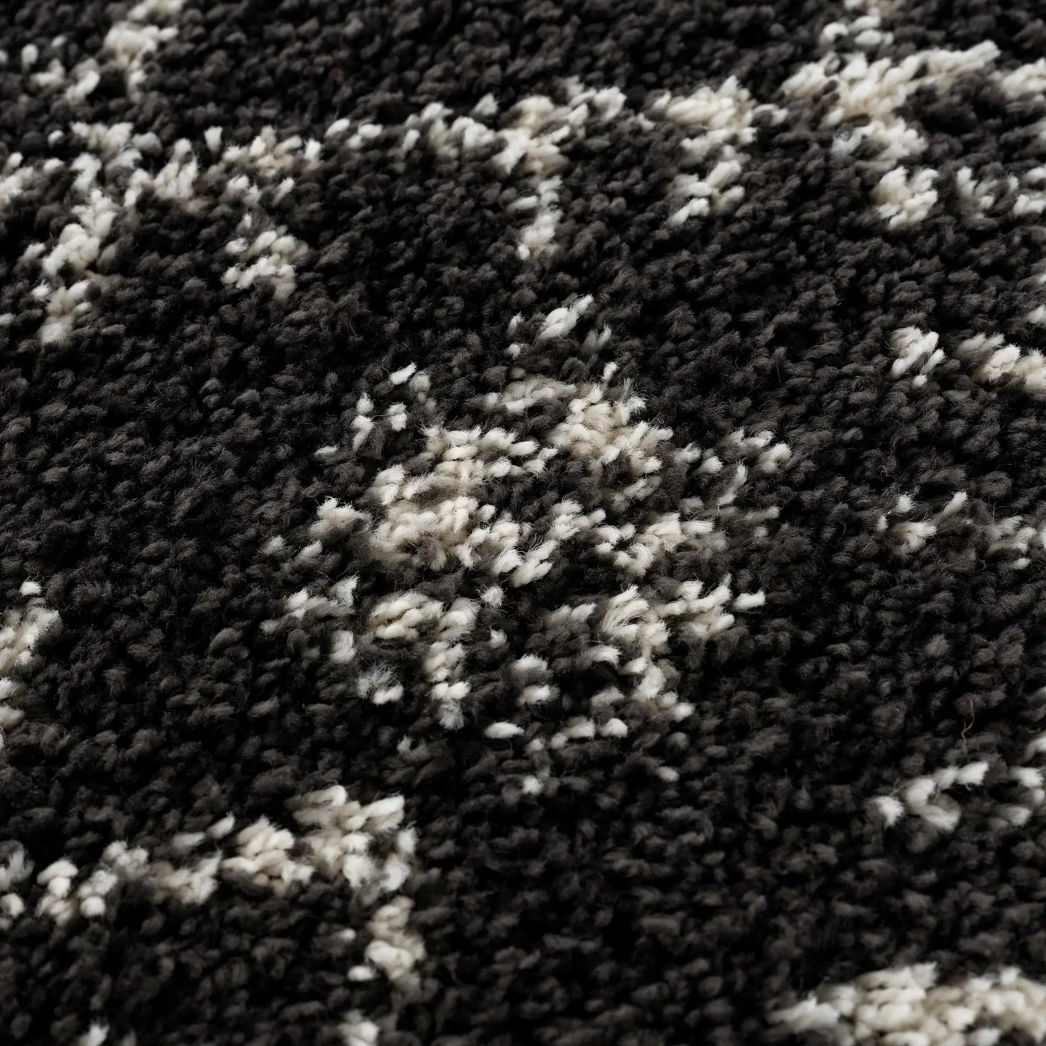 Thetford Black Berber Shag Rug - Clearance by Boutique Rugs