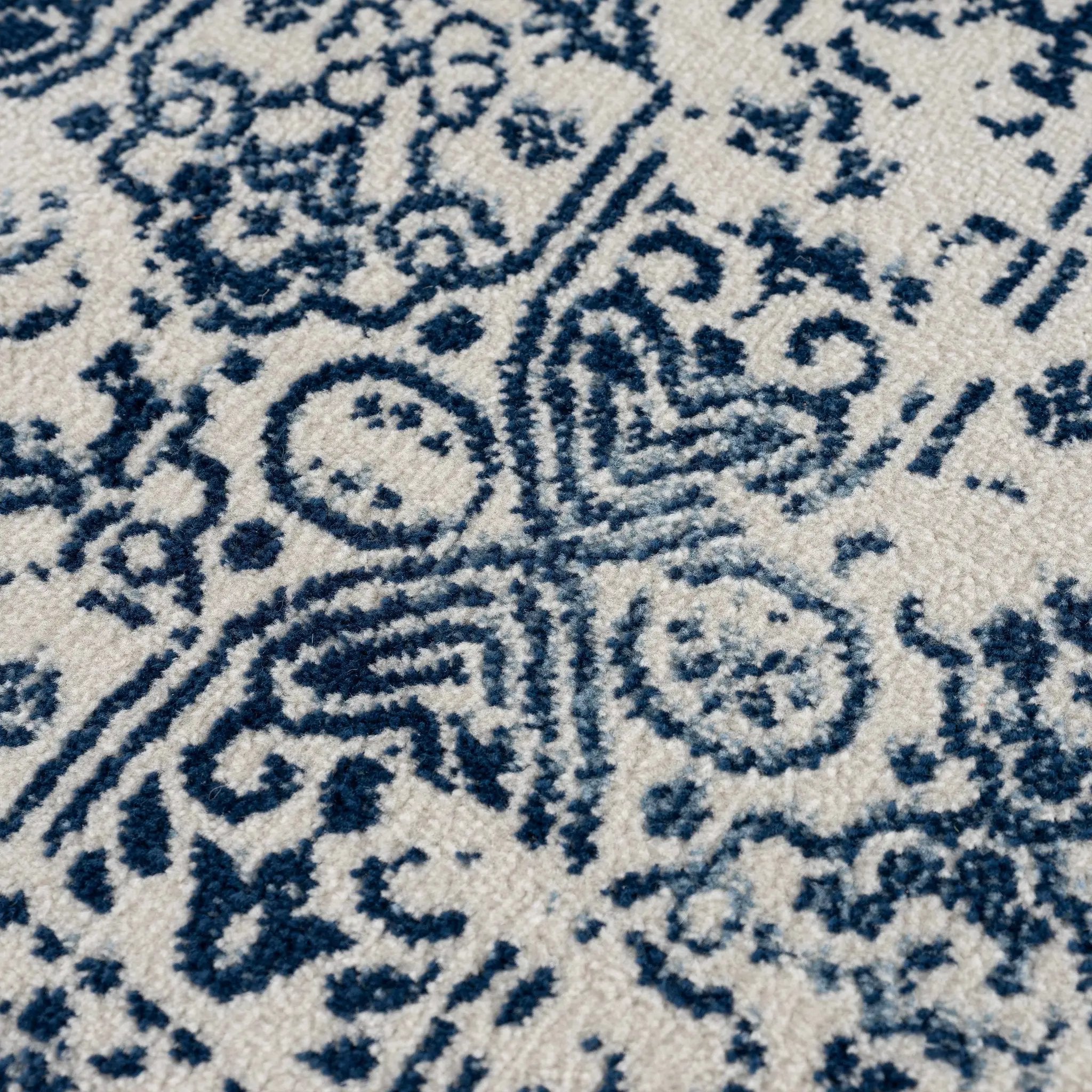 Michie Blue Area Rug by Hauteloom
