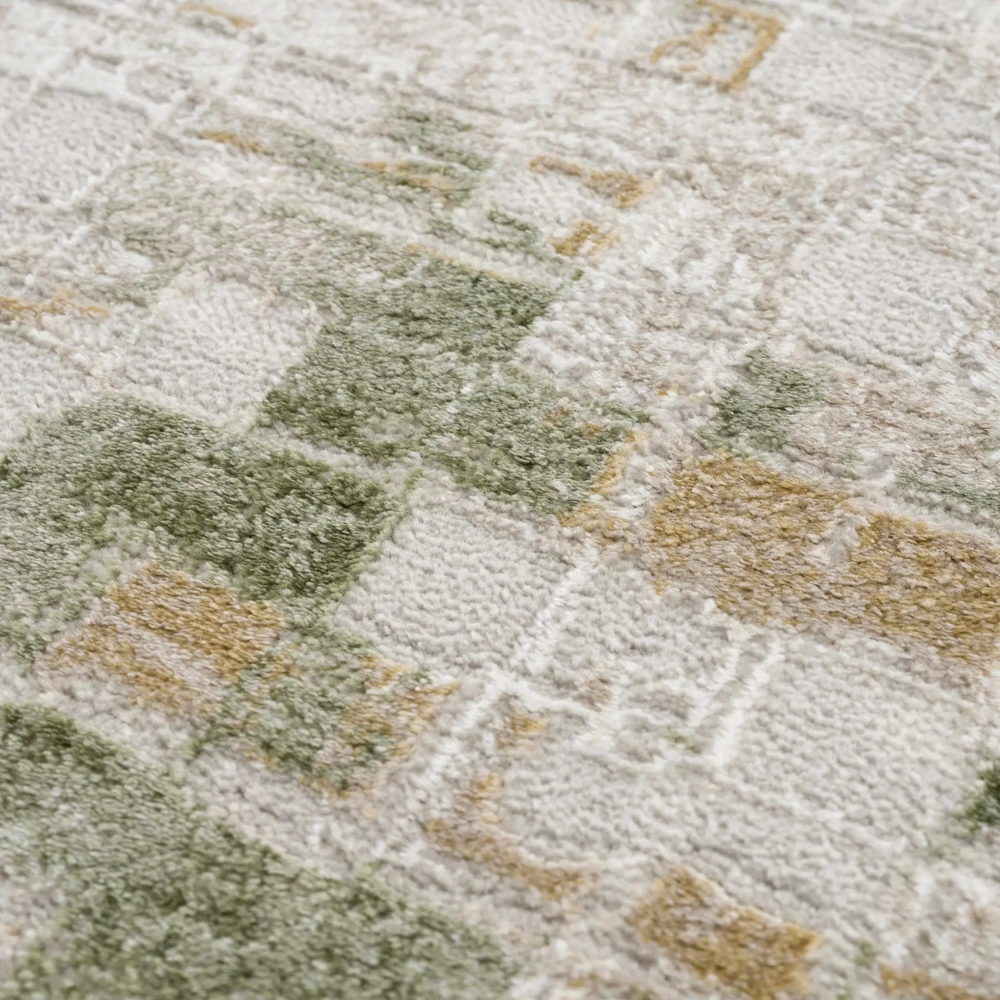 Liveri Green Mosaic Rug by Boutique Rugs
