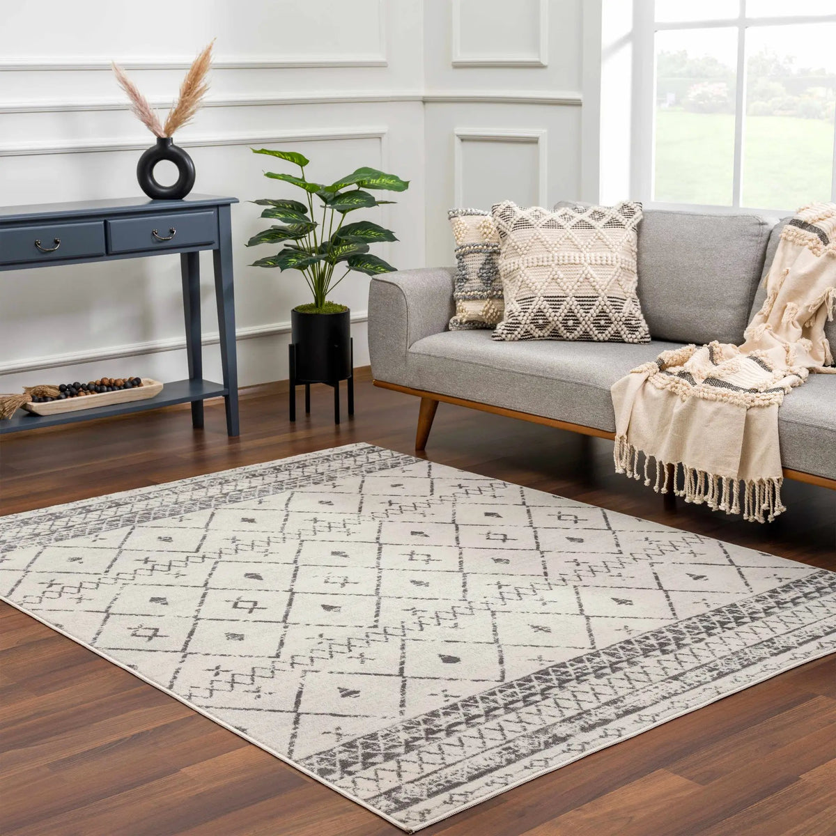 Newville Moroccan Trellis Rug - Clearance, photo 5 of 19