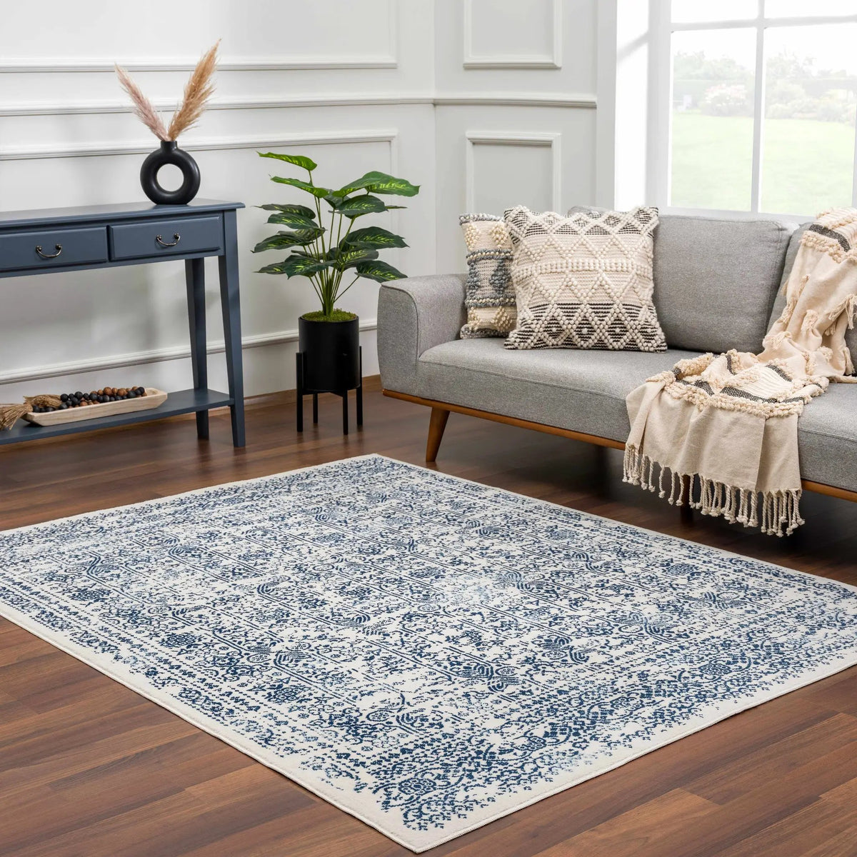 Michie Blue Area Rug, photo 13 of 13