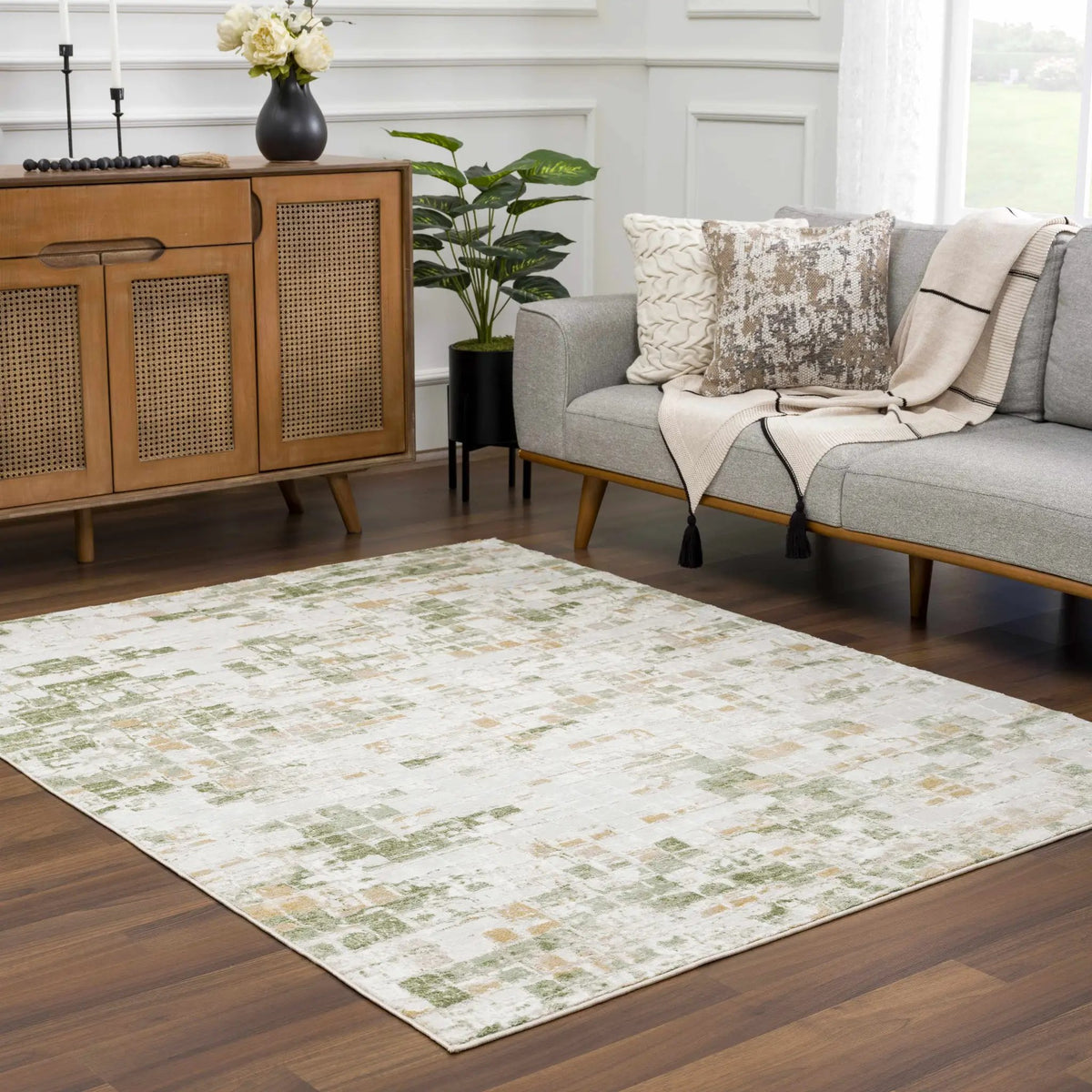 Liveri Green Mosaic Rug, photo 14 of 14