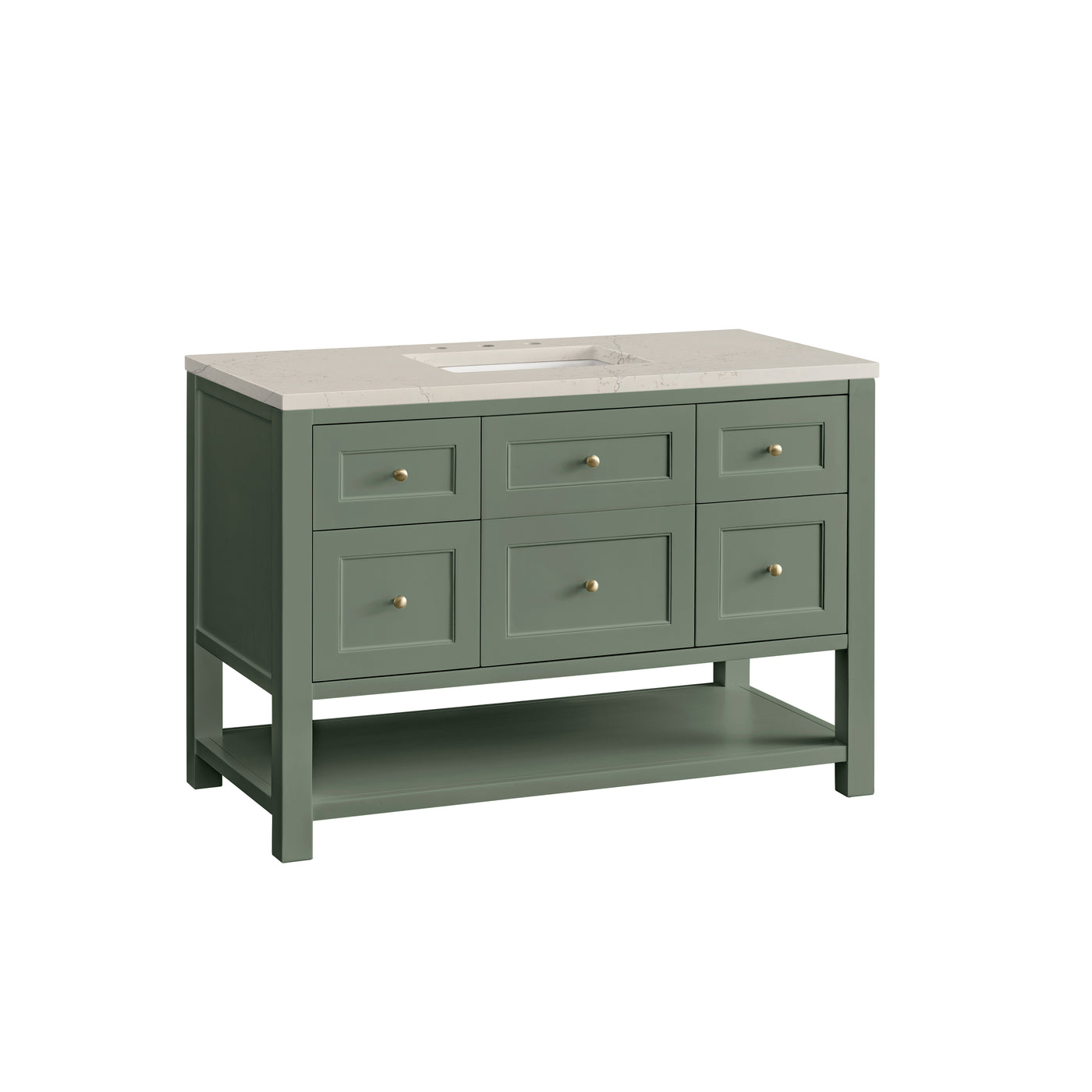 James Martin Breckenridge 48" Single Bathroom Vanity, Smokey Celadon, view 40