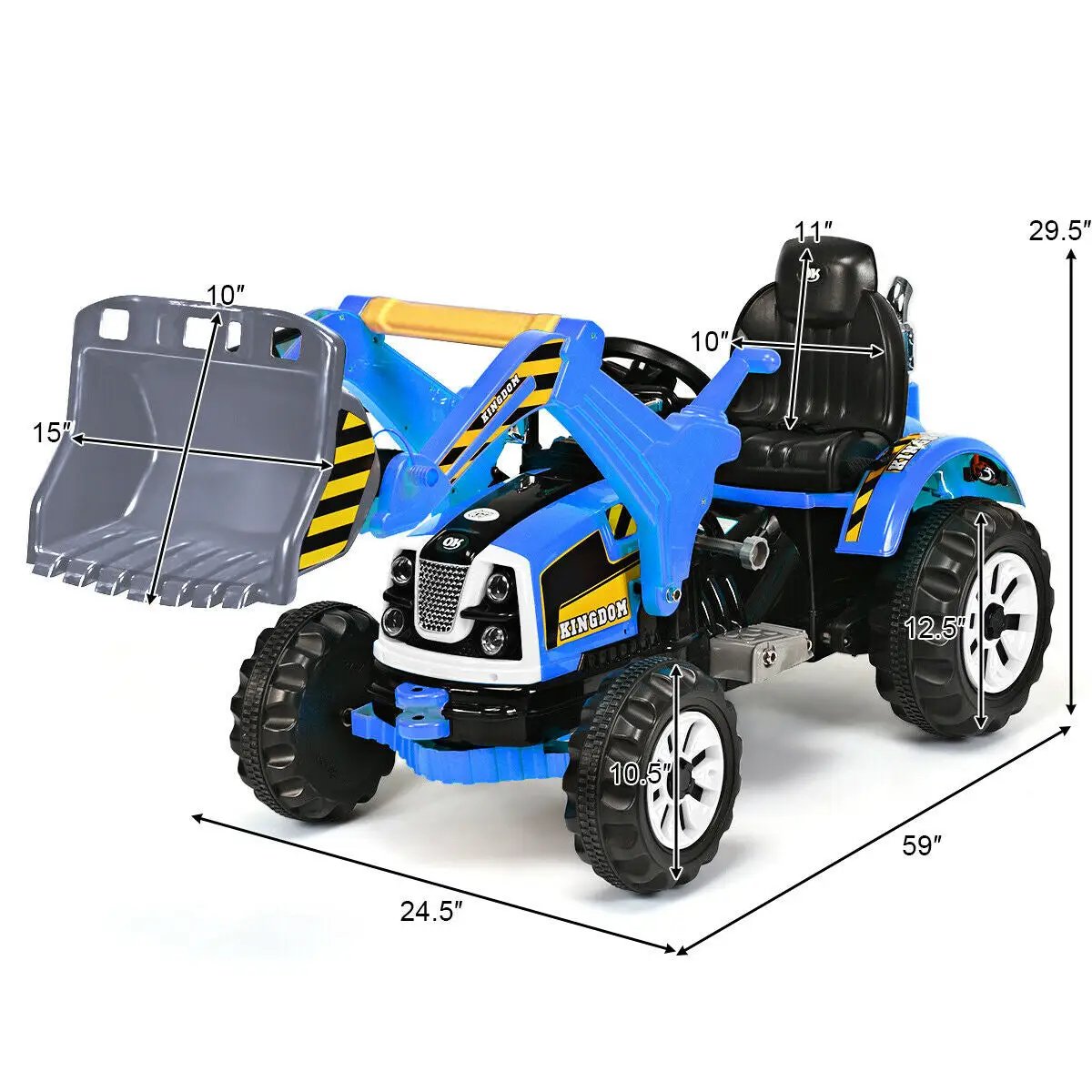 12 V Battery Powered Kids Ride on Dumper Truck, photo 5 of 10