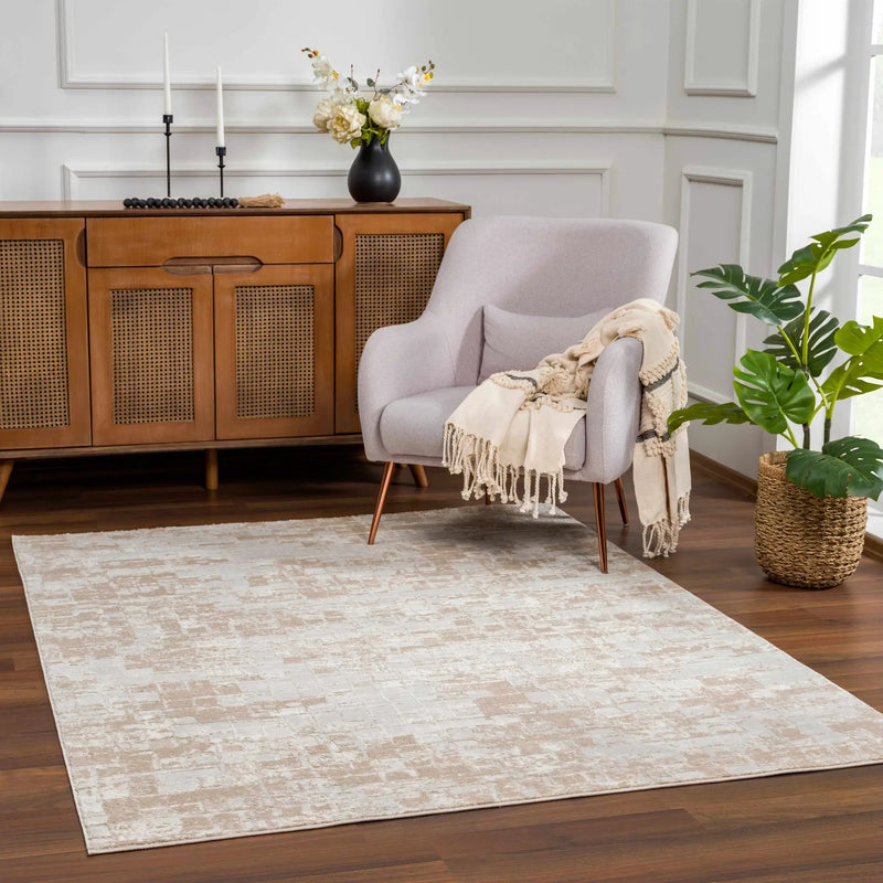 Liveri Pink Mosaic Rug by Boutique Rugs