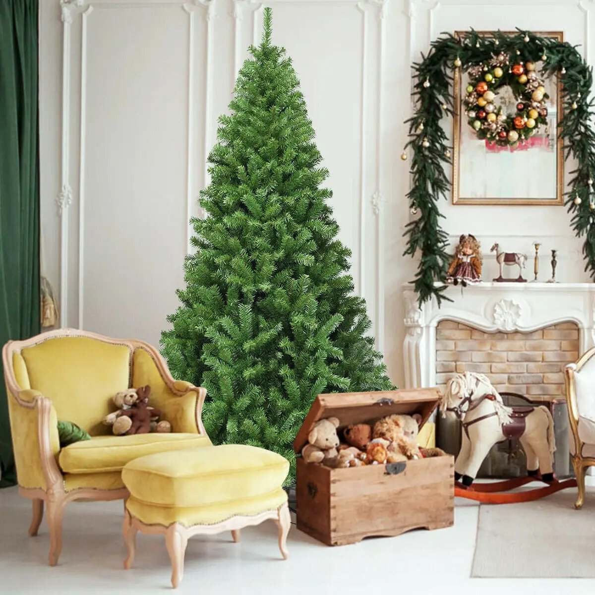 PVC Artificial Christmas Tree Premium Hinged by DirectDeals