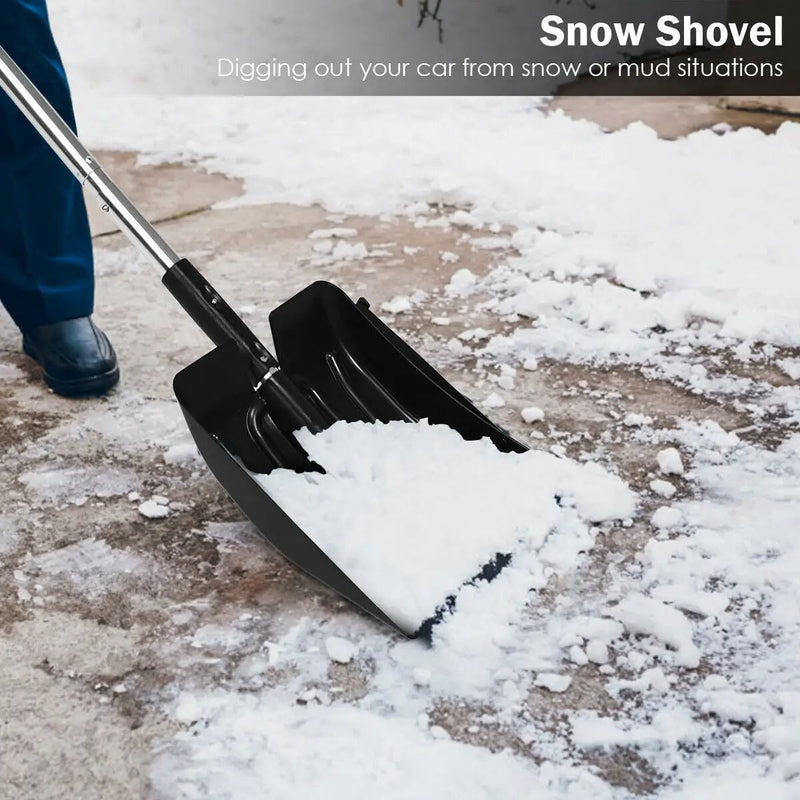 3-in-1 Snow Shovel with Ice Scraper and Snow Brush by DirectDeals