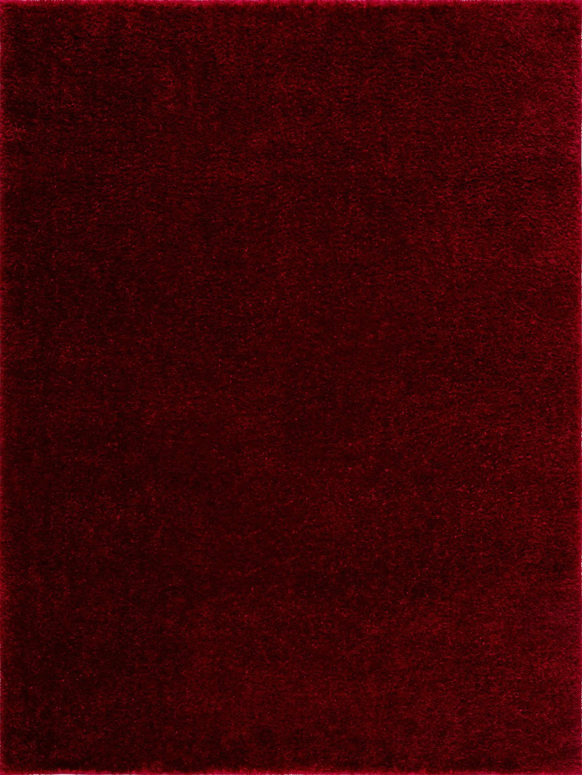 Heavenly Solid Red Plush Rug - Clearance