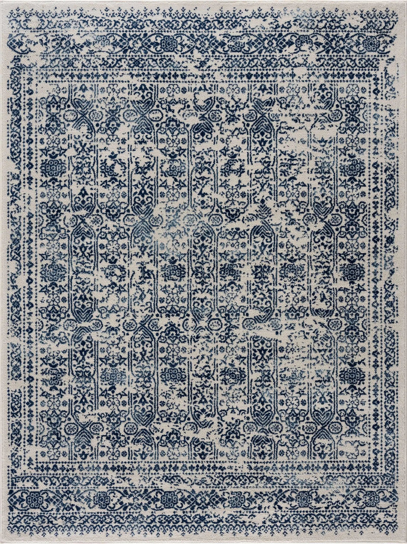 Michie Blue Area Rug by Hauteloom