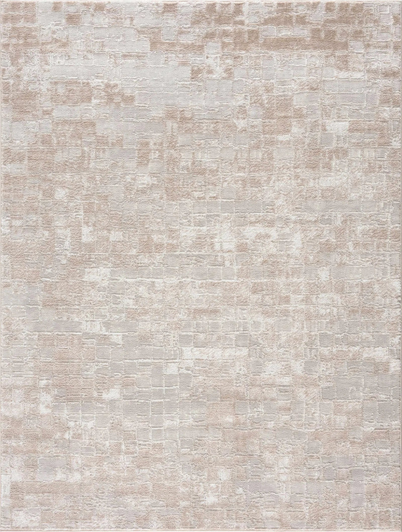 Liveri Pink Mosaic Rug by Boutique Rugs
