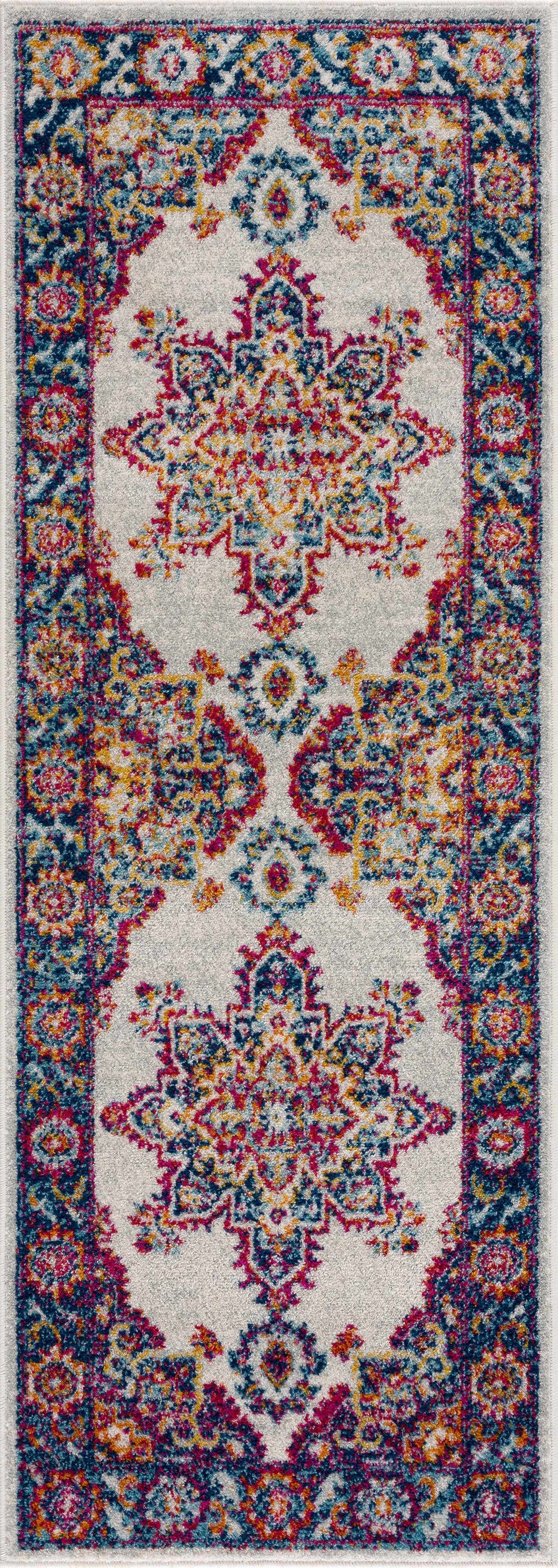 Istanbul Medallion Orange Area Rug - Clearance, photo 12 of 15