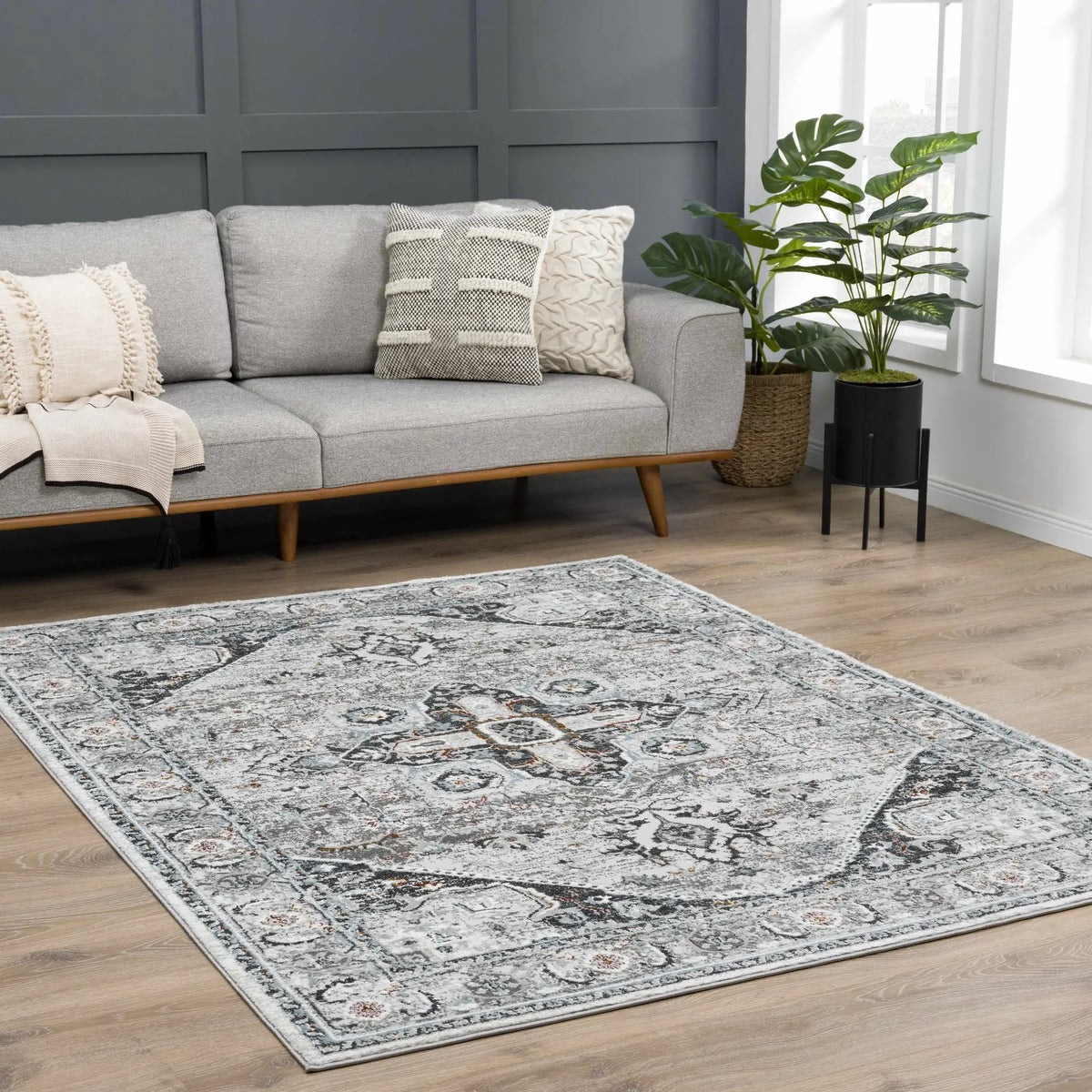 Liverpool Gray & Blue Area Rug - Clearance, photo 13 of 13