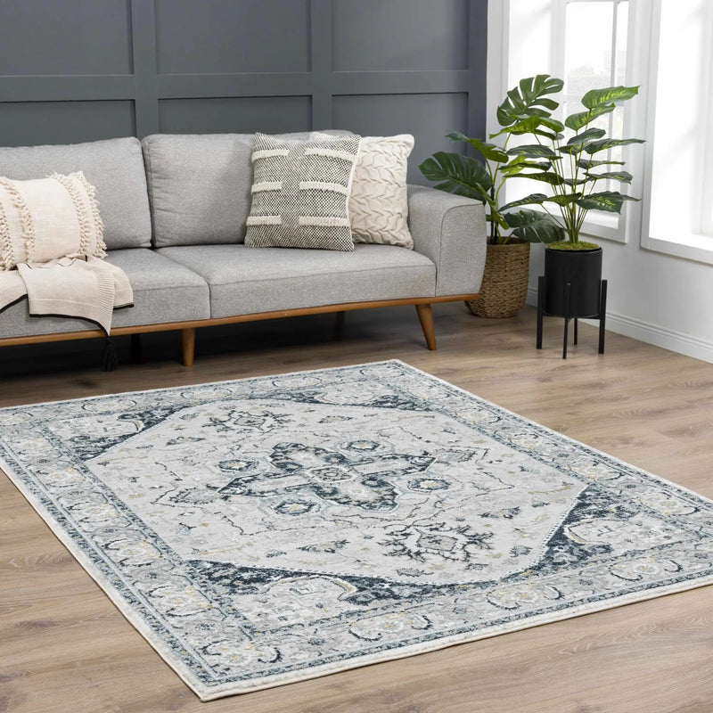 Liverpool Blue Area Rug - Clearance by Boutique Rugs
