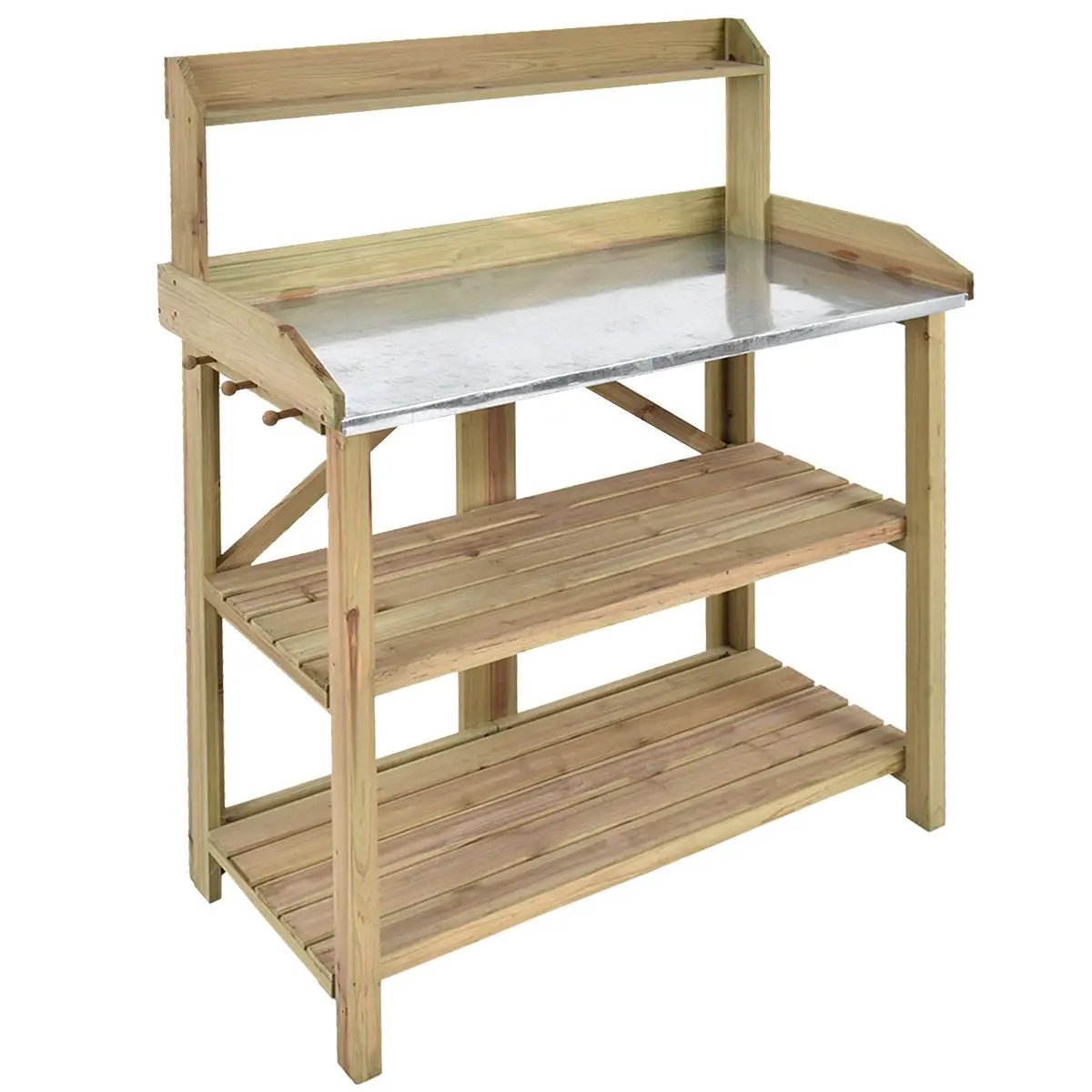 Garden Wooden Plant Bench Work Station by DirectDeals