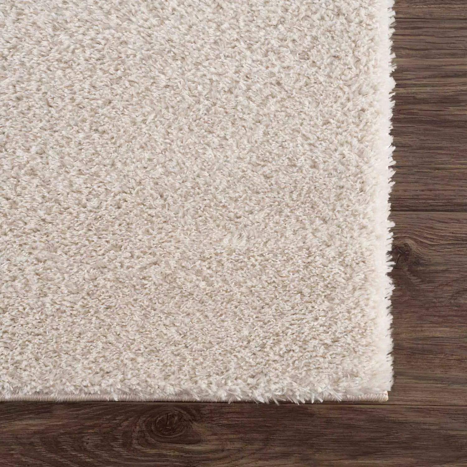 Velora Light Beige Wavy Abstract Modern Minimalist Polyester Machine Woven Area Rug by Boutique Rugs