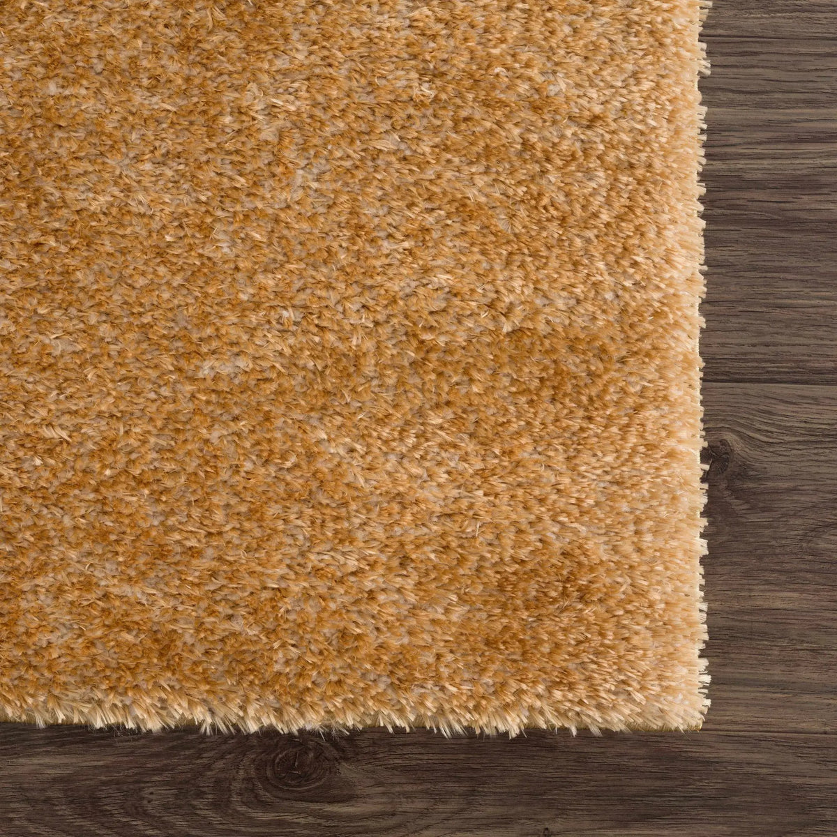 Heavenly Solid Mustard Plush Rug - Clearance, photo 6 of 14