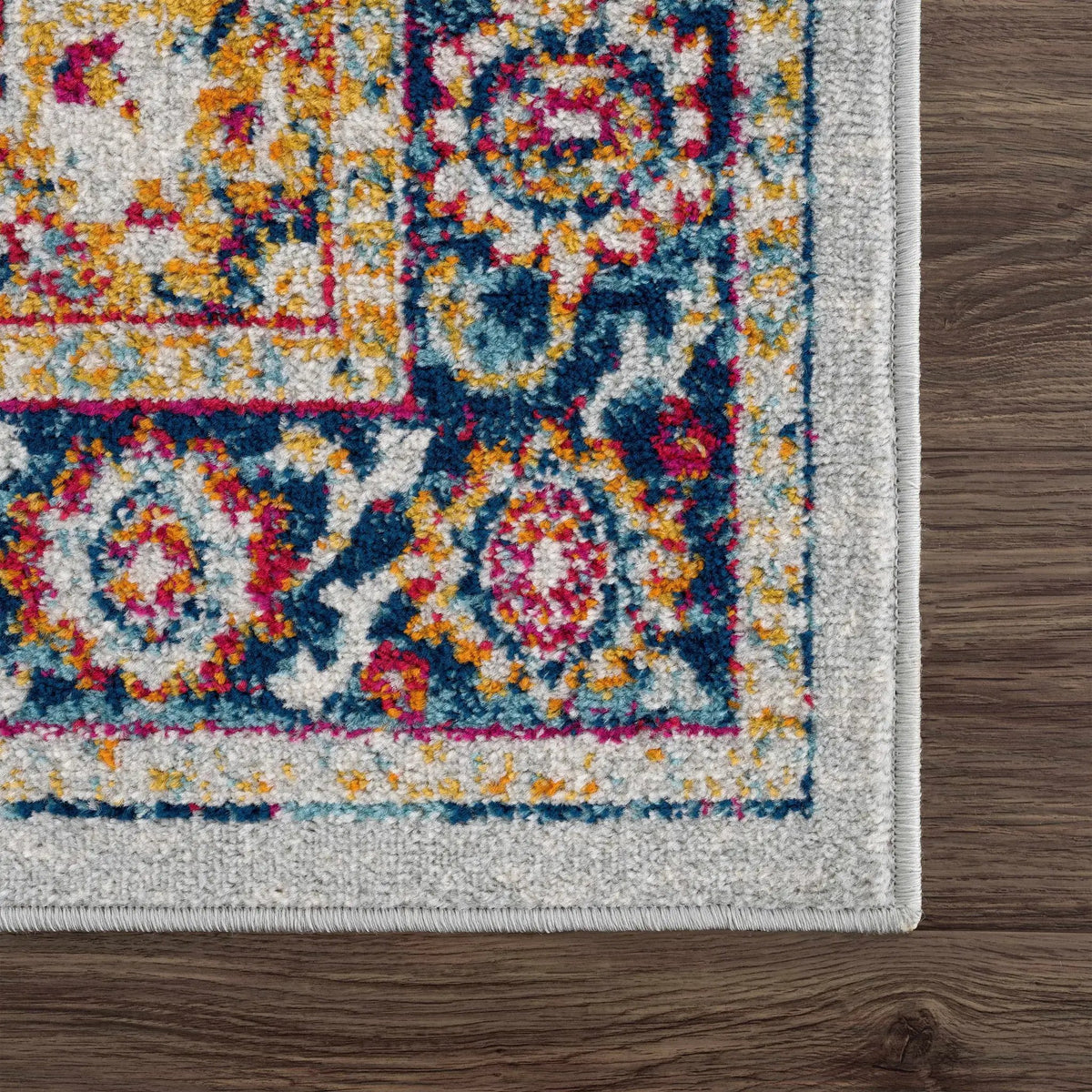 Istanbul Medallion Orange Area Rug - Clearance, photo 9 of 15