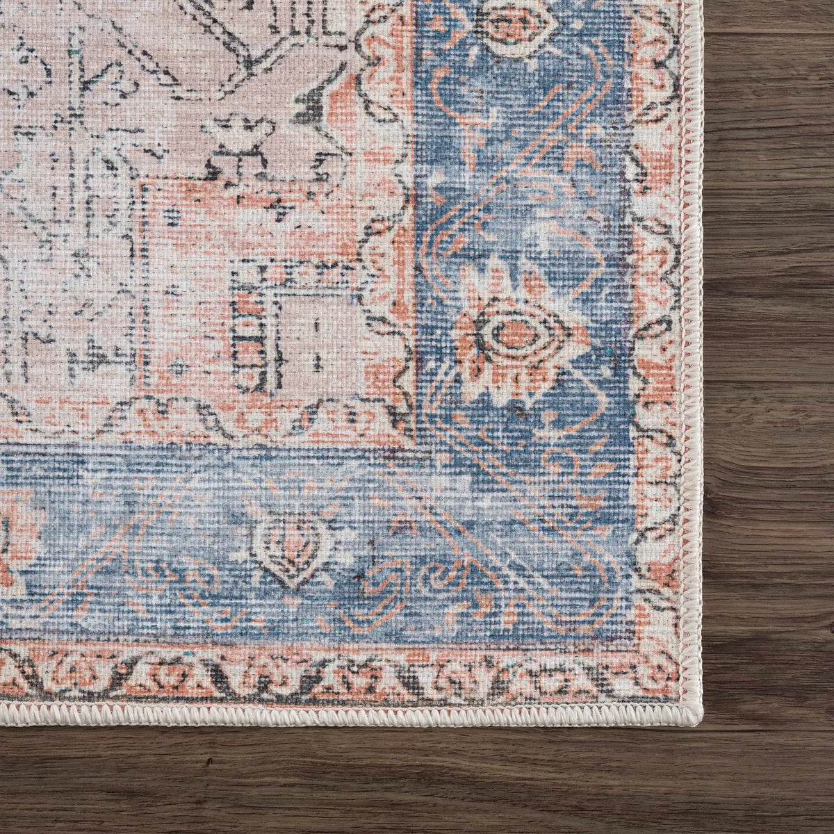Rosman Distressed Washable Rug, photo 21 of 32