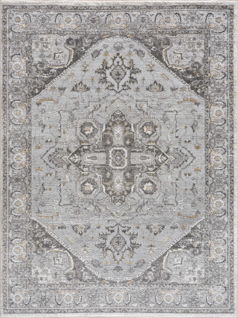 Liverpool Light Gray Area Rug - Clearance by Boutique Rugs