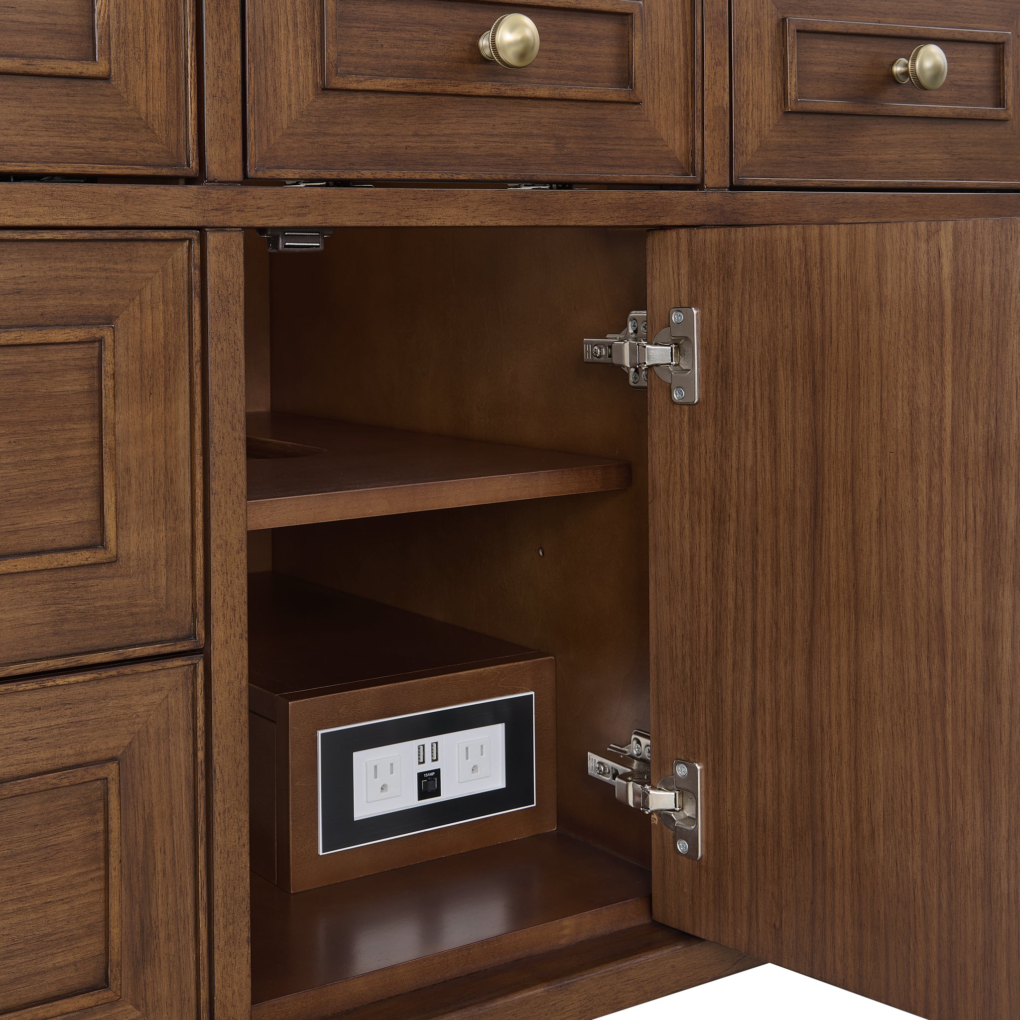 James Martin Lorelai 48" Single Bathroom Vanity, Mid-Century Walnut, view 37