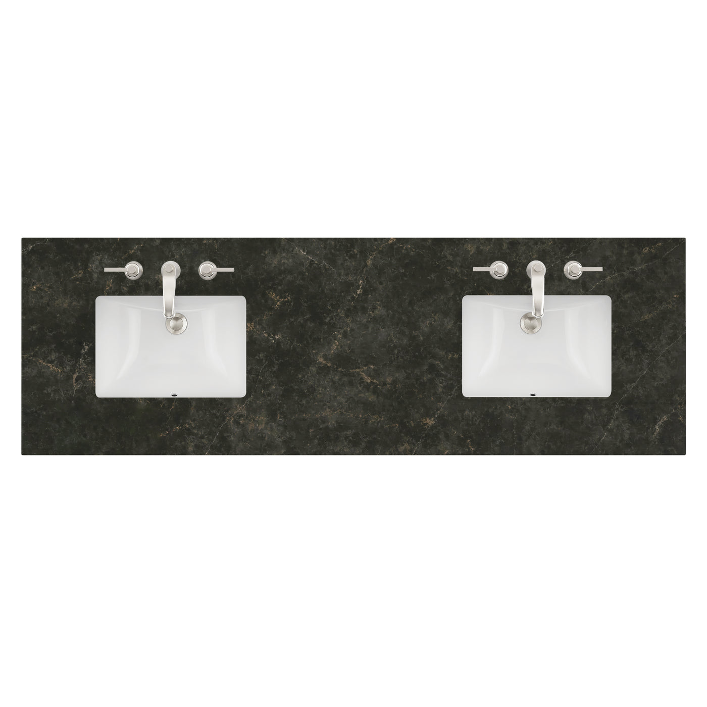 James Martin 72" Double Vanity Top with Phantome (2 Sinks) countertop