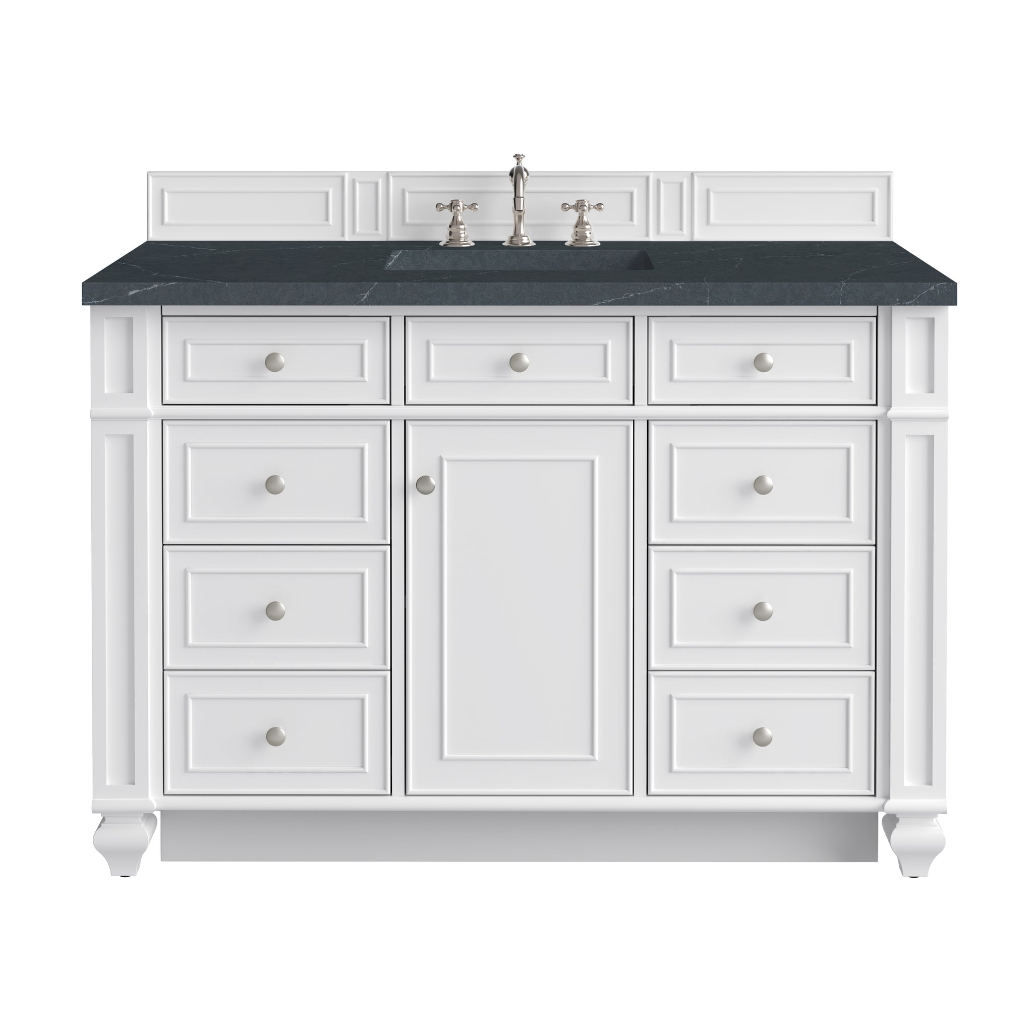 James Martin Bristol 48" Single Bathroom Vanity, Bright White, view 33