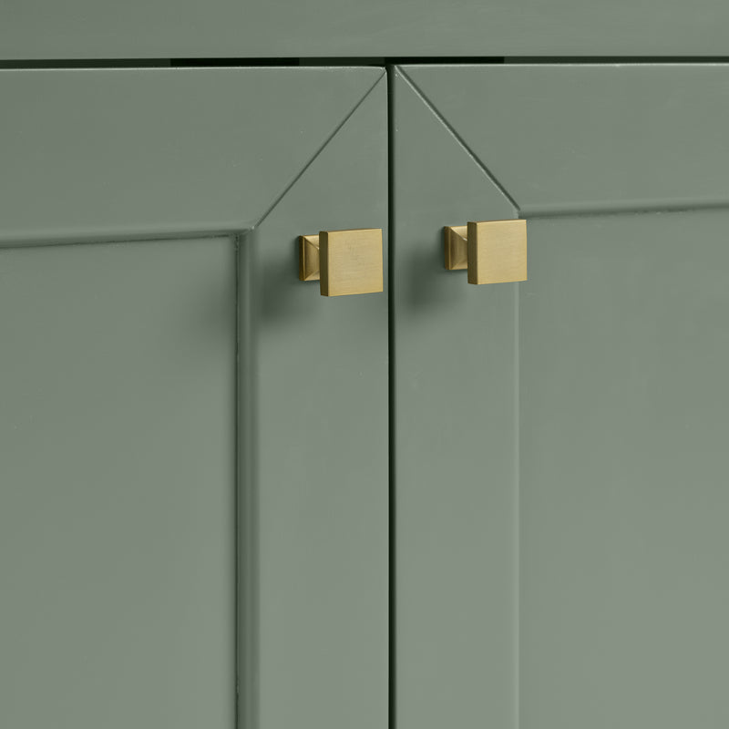 James Martin Chicago 60" Double Vanity Cabinet, Smokey Celadon, view 10