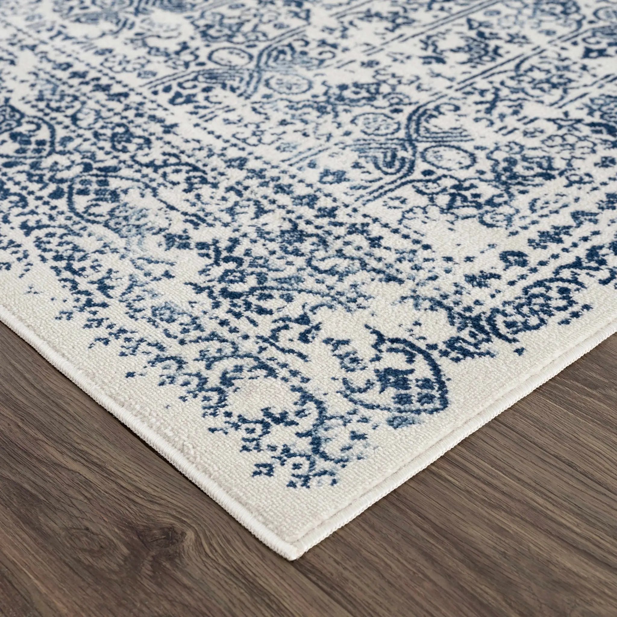 Michie Blue Area Rug - Clearance by Boutique Rugs