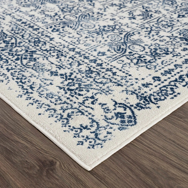 Michie Blue Area Rug - Clearance by Boutique Rugs