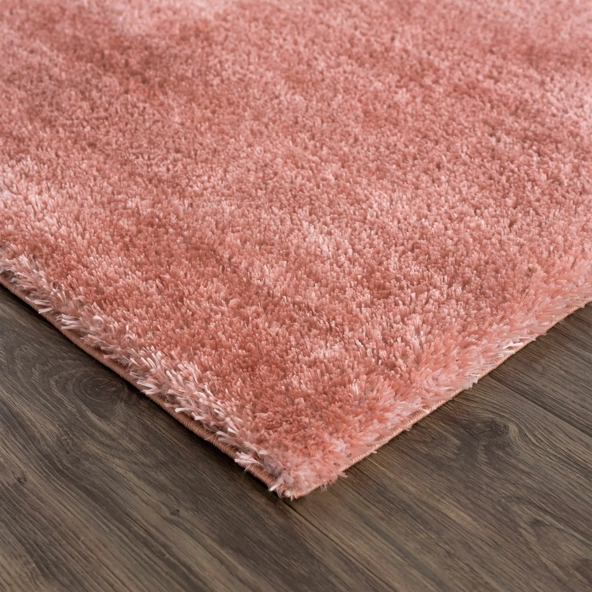 Rosava Dusty Pink Subtle Wavy Abstract Modern Minimalist Polyester Machine Woven Area Rug - Clearance, photo 7 of 14