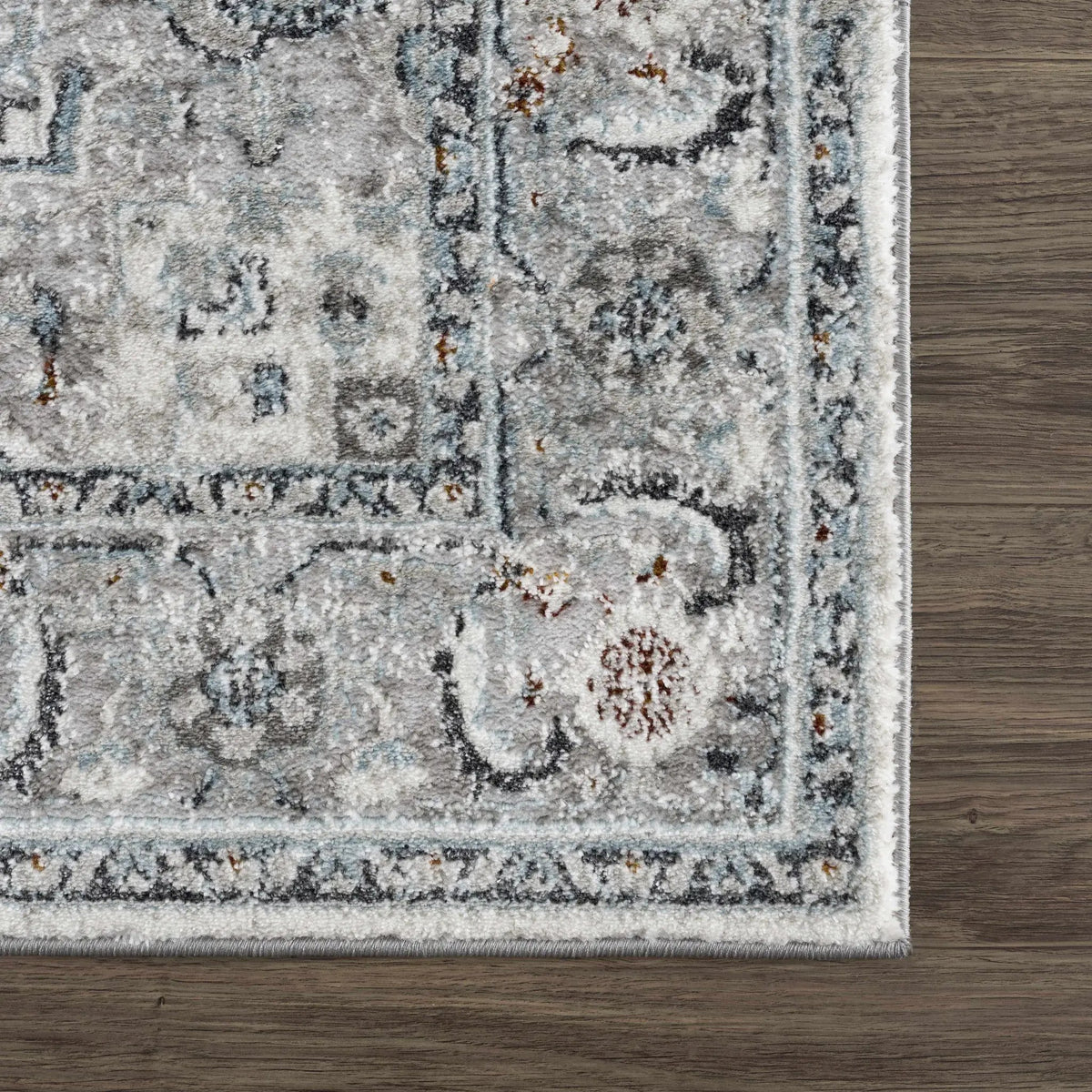 Liverpool Gray & Blue Area Rug - Clearance, photo 8 of 13