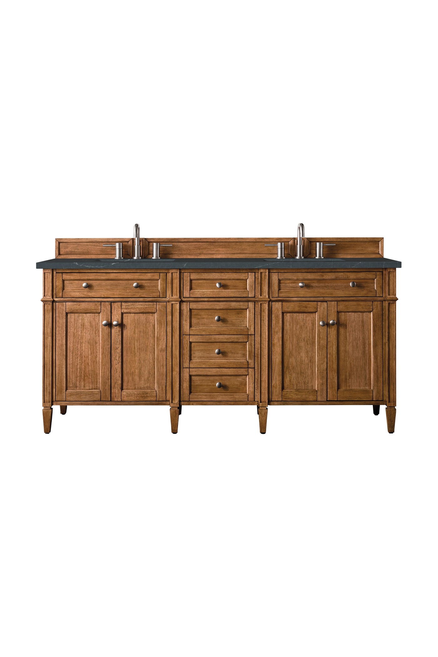 James Martin Brittany 72" Double Bathroom Vanity, Saddle Brown, view 29